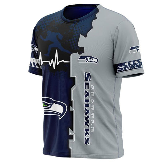 Seattle Seahawks Personalized Unisex T-shirt A06