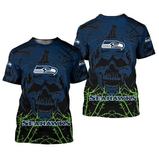Seattle SeahawksRams Unisex T-shirt x Halloween T-shirt