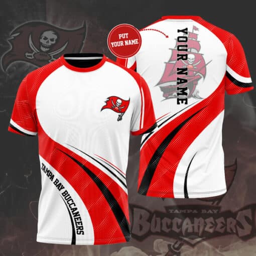 Tampa Bay Buccaneers Personalized 3D T-shirt A01