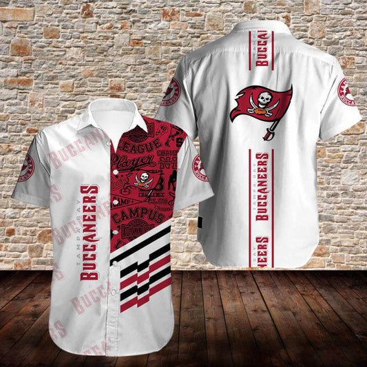 Tampa Bay Buccaneers Personalized Button Shirt and T-shirt 3