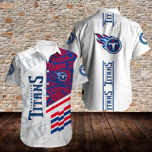 Tennessee Titans Personalized Button Shirt and T-shirt 3
