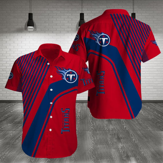 Tennessee Titans Personalized Button Shirt and T-shirt 2