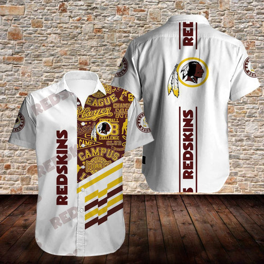 Washington Redskins Personalized Button Shirt and T-shirt 3