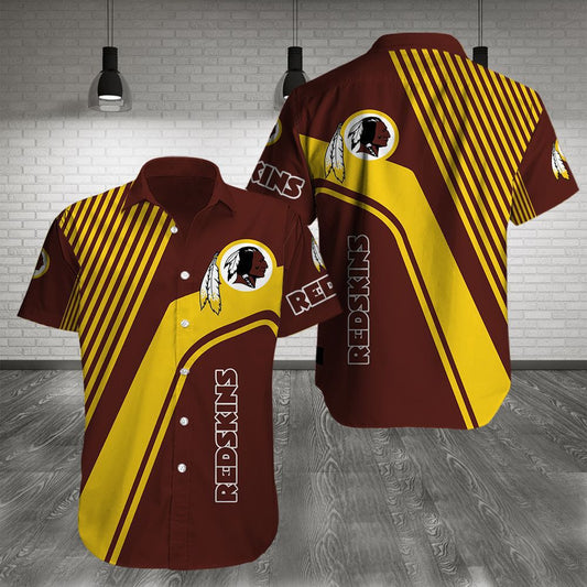 Washington Redskins Personalized Button Shirt and T-shirt 2