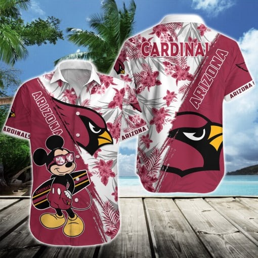 Arizona Cardinals 2 (8) Personalized Hawaiian Button down shirt