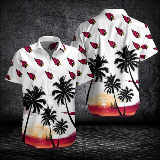 Arizona Cardinals 2 (10) Personalized Hawaiian Button down shirt
