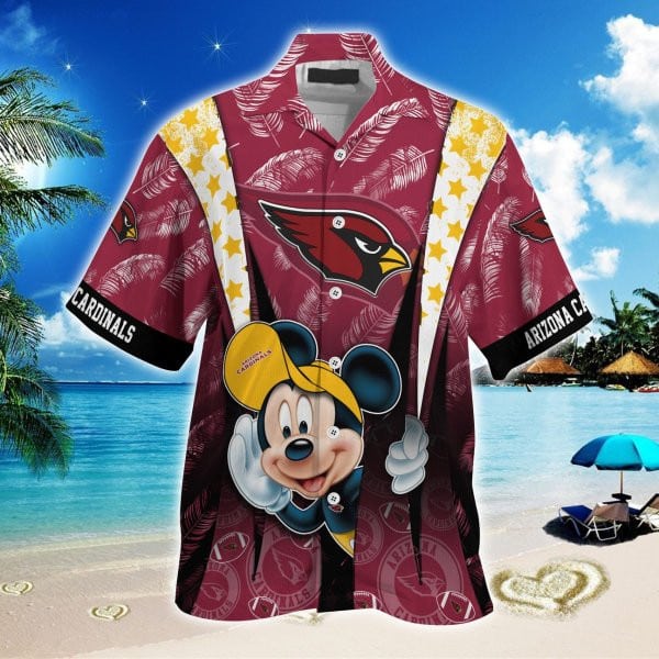Arizona Cardinals 2 (15) Personalized Hawaiian Button down shirt