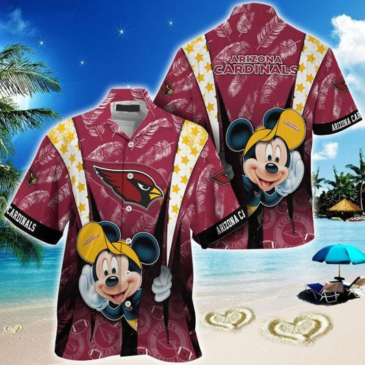 Arizona Cardinals 2 (15) Personalized Hawaiian Button down shirt