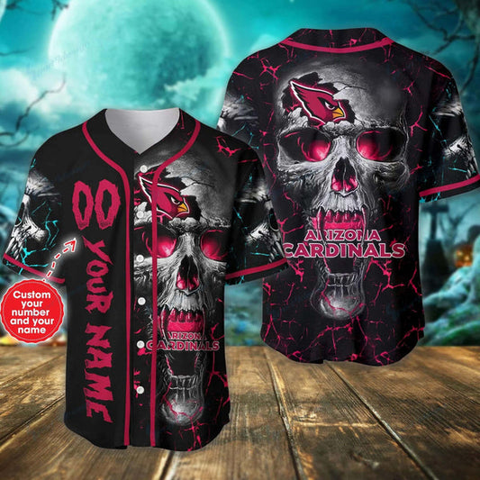 Arizona Cardinals Personalized Baseball Jersey 007