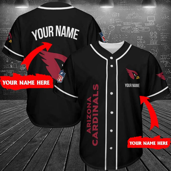 Arizona Cardinals Personalized Baseball Jersey 008