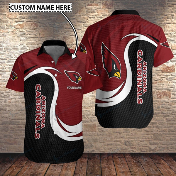 Arizona Cardinals 2 (16) Personalized Hawaiian Button down shirt