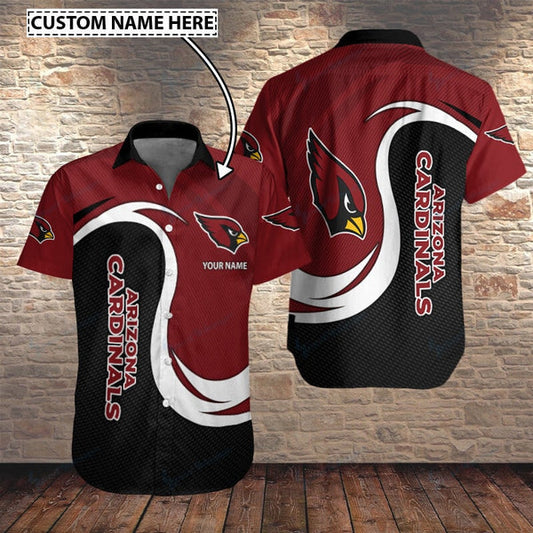 Arizona Cardinals 2 (16) Personalized Hawaiian Button down shirt