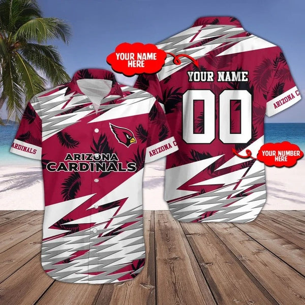 Arizona Cardinals 2 (18) Personalized Hawaiian Button down shirt
