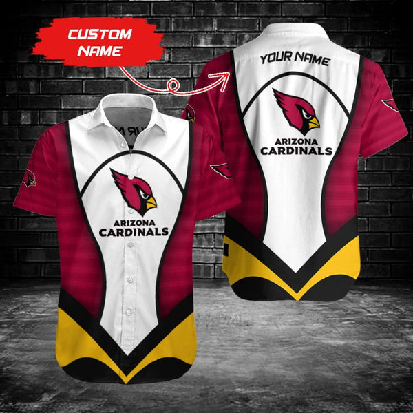 Arizona Cardinals 2 (19) Personalized Hawaiian Button down shirt