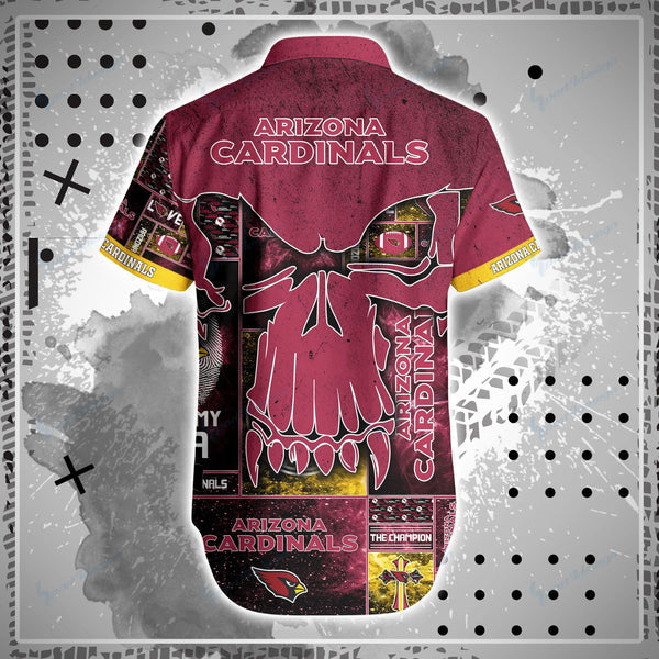 Arizona Cardinals 2 (22) Personalized Hawaiian Button down shirt