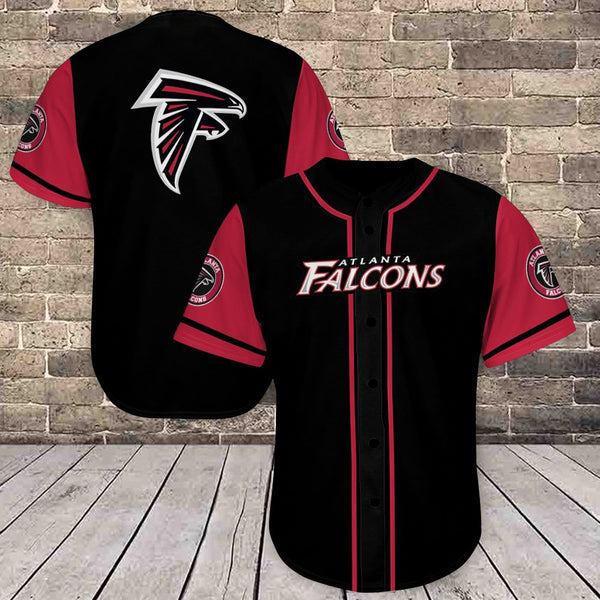 Atlanta Falcons Personalized Baseball Jersey 025
