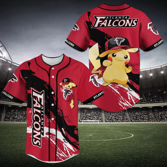 Atlanta Falcons Personalized Baseball Jersey 007