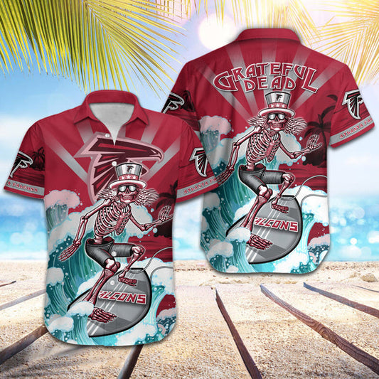 Atlanta Falcons 2 (25) Personalized Hawaiian Button down shirt
