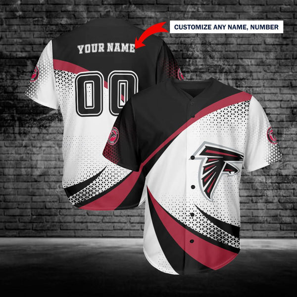 Atlanta Falcons Personalized Baseball Jersey 019