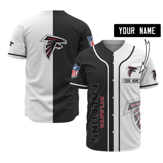 Atlanta Falcons Personalized Baseball Jersey 009