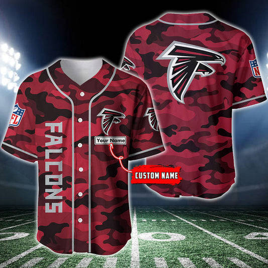 Atlanta Falcons Personalized Baseball Jersey 012