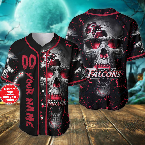 Atlanta Falcons Personalized Baseball Jersey 008