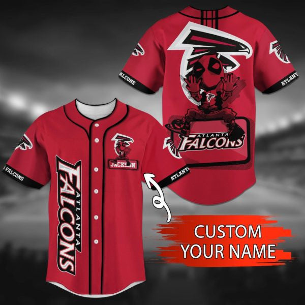 Atlanta Falcons Personalized Baseball Jersey 020