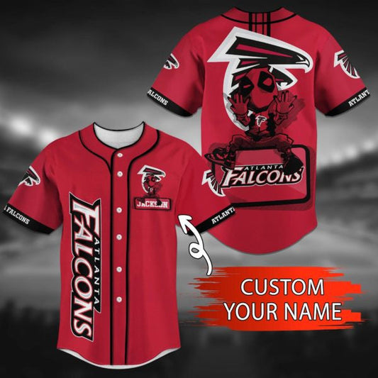 Atlanta Falcons Personalized Baseball Jersey 020