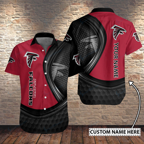 Atlanta Falcons 2 (52) Personalized Hawaiian Button down shirt