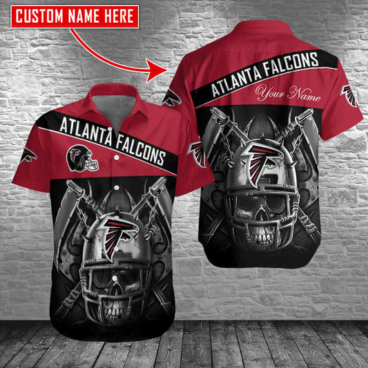 Atlanta Falcons 2(53) Personalized Hawaiian Button down shirt