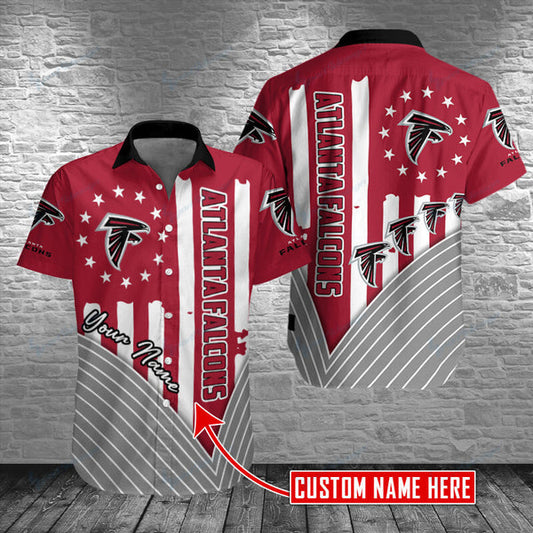 Atlanta Falcons 2 (55) Personalized Hawaiian Button down shirt