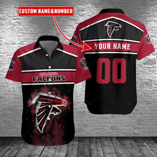 Atlanta Falcons 2 (56) Personalized Hawaiian Button down shirt