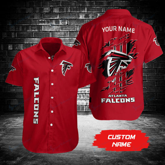 Atlanta Falcons 2 (57) Personalized Hawaiian Button down shirt