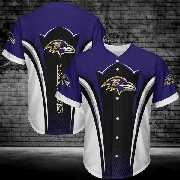 Baltimore Ravens Personalized Baseball Jersey 007