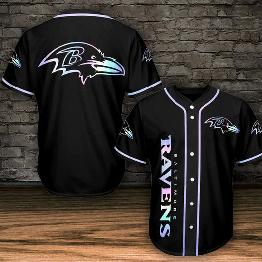 Baltimore Ravens Personalized Baseball Jersey 002
