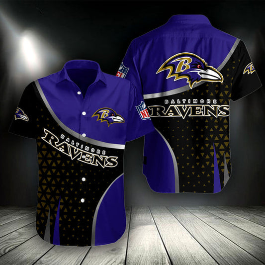 Baltimore Ravens 2 (22) Personalized Hawaiian Button down shirt