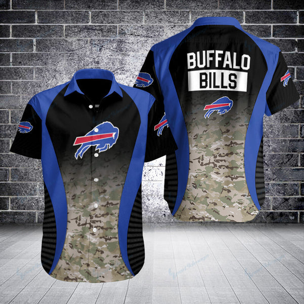 Buffalo Bills 2 (13) Personalized Hawaiian Button down shirt