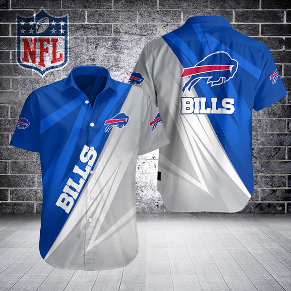Buffalo Bills 2 (18) Personalized Hawaiian Button down shirt