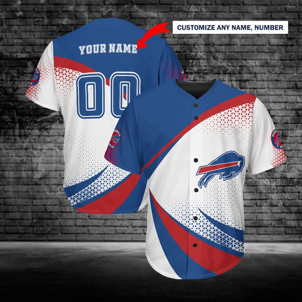 Buffalo Bills Personalized Baseball Jersey 031