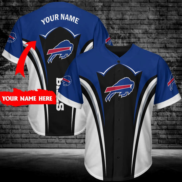 Buffalo Bills Personalized Baseball Jersey 029