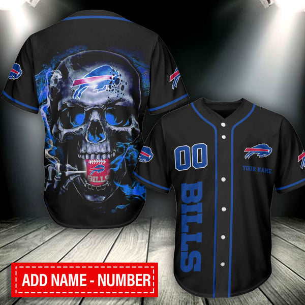 Buffalo Bills Personalized Baseball Jersey 043