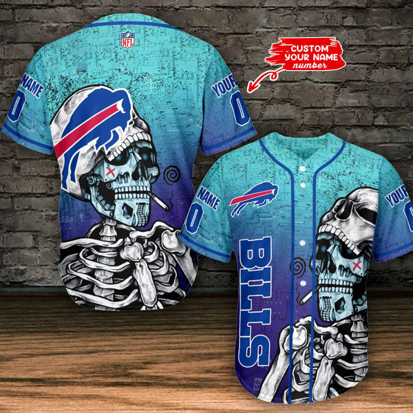 Buffalo Bills Personalized Baseball Jersey 035