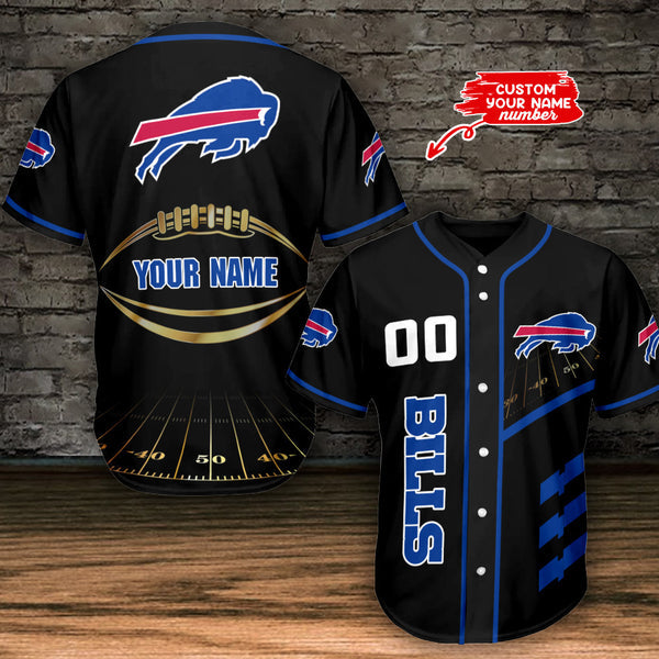 Buffalo Bills Personalized Baseball Jersey 052