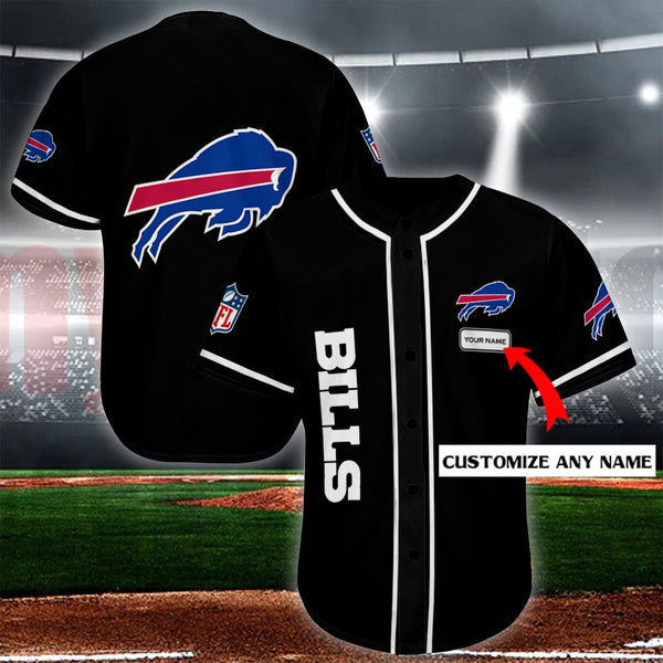 Buffalo Bills Personalized Baseball Jersey 005