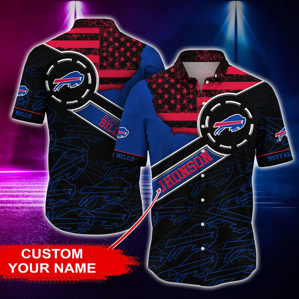 Buffalo Bills 2 (39) Personalized Hawaiian Button down shirt