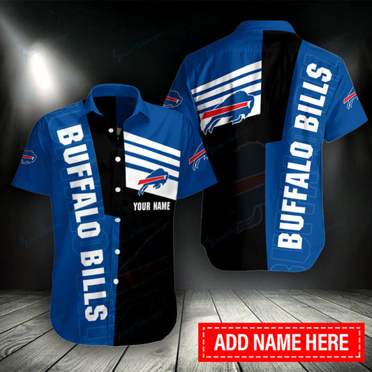 Buffalo Bills 2 (40) Personalized Hawaiian Button down shirt