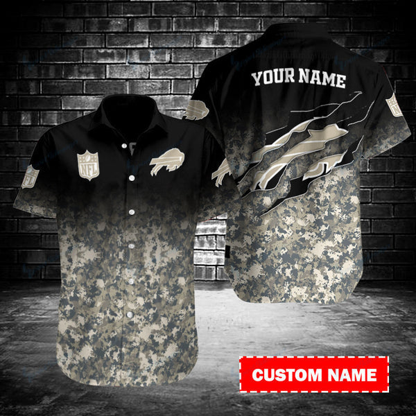 Buffalo Bills 2 (43) Personalized Hawaiian Button down shirt