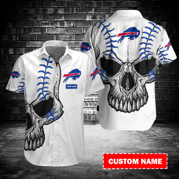 Buffalo Bills 2 (45) Personalized Hawaiian Button down shirt