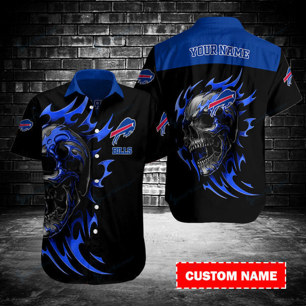 Buffalo Bills 2 (46) Personalized Hawaiian Button down shirt