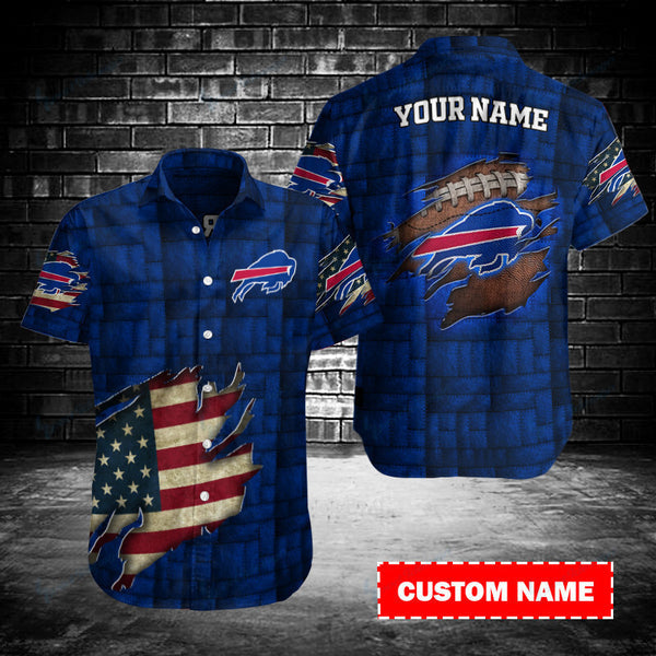 Buffalo Bills 2 (47) Personalized Hawaiian Button down shirt